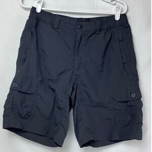 North Face Men's Size Small Gray Pull On Elastic Waist Shorts Hiking Athleisure